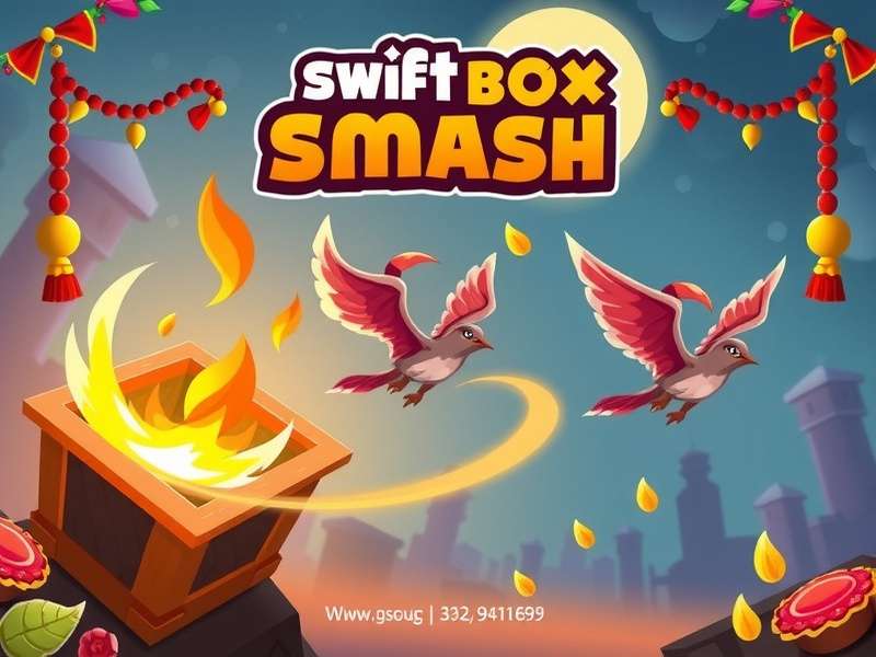 Swift Box Smash Game Banner